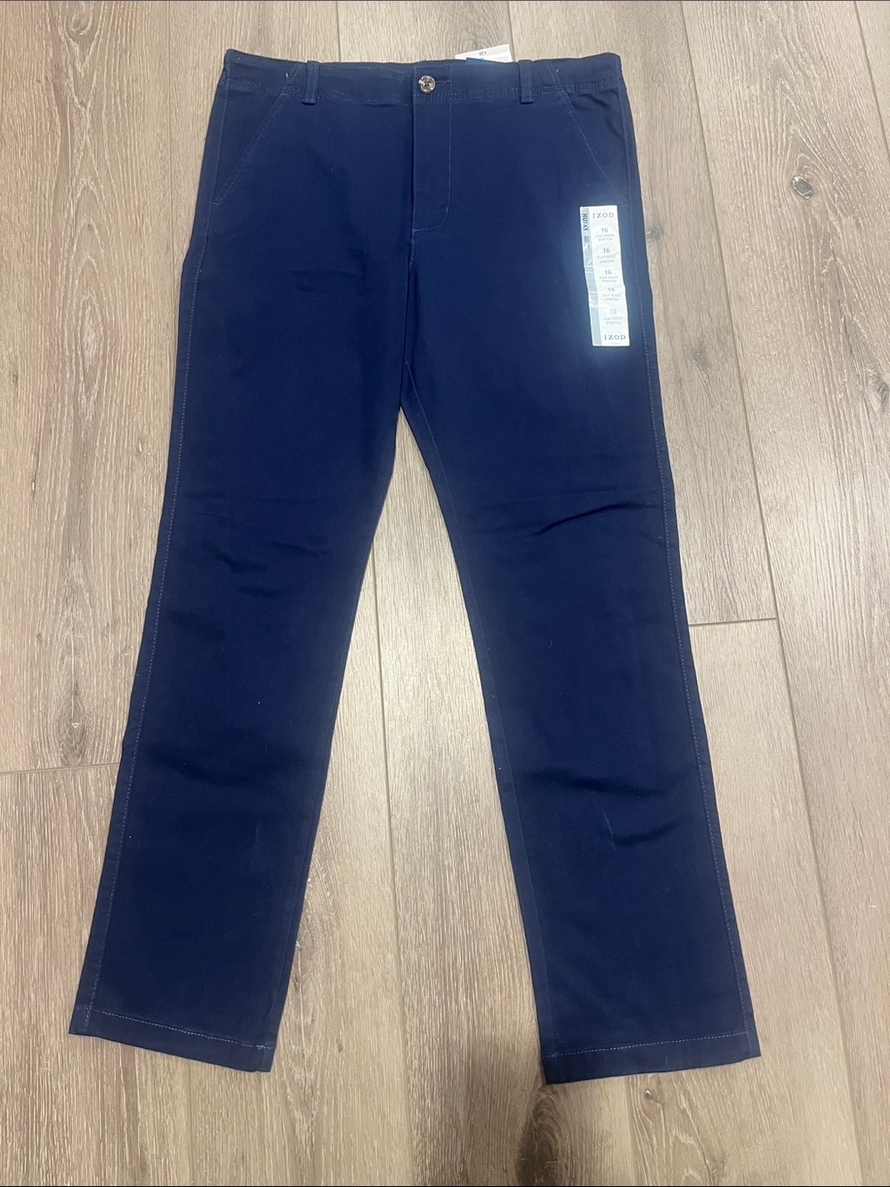 Izod Men's Navy Straight Chinos